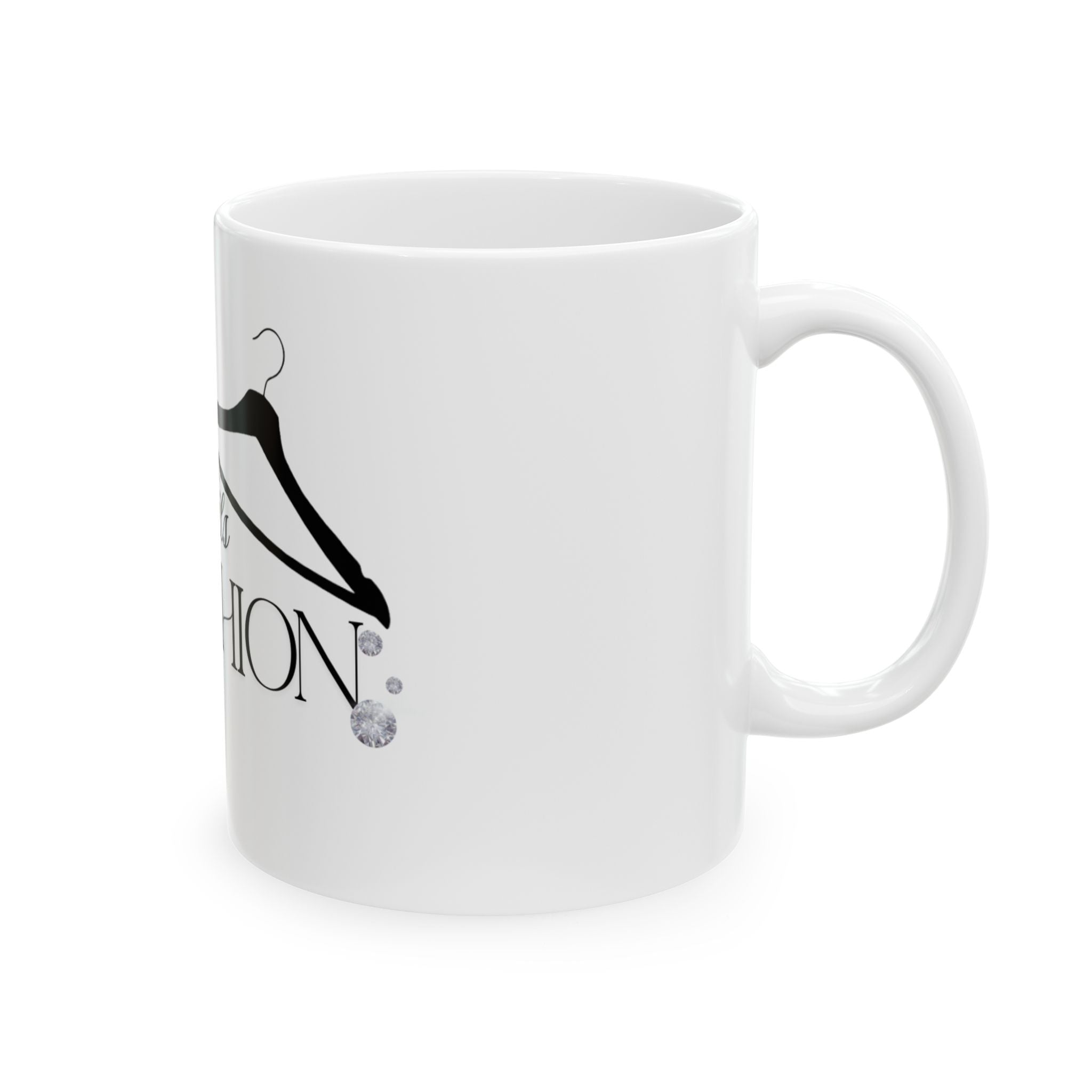 Fashionista Coffee Mug – "Nails & Fashion" Ceramic Mug for Stylists & Trendsetters (11oz, 15oz)